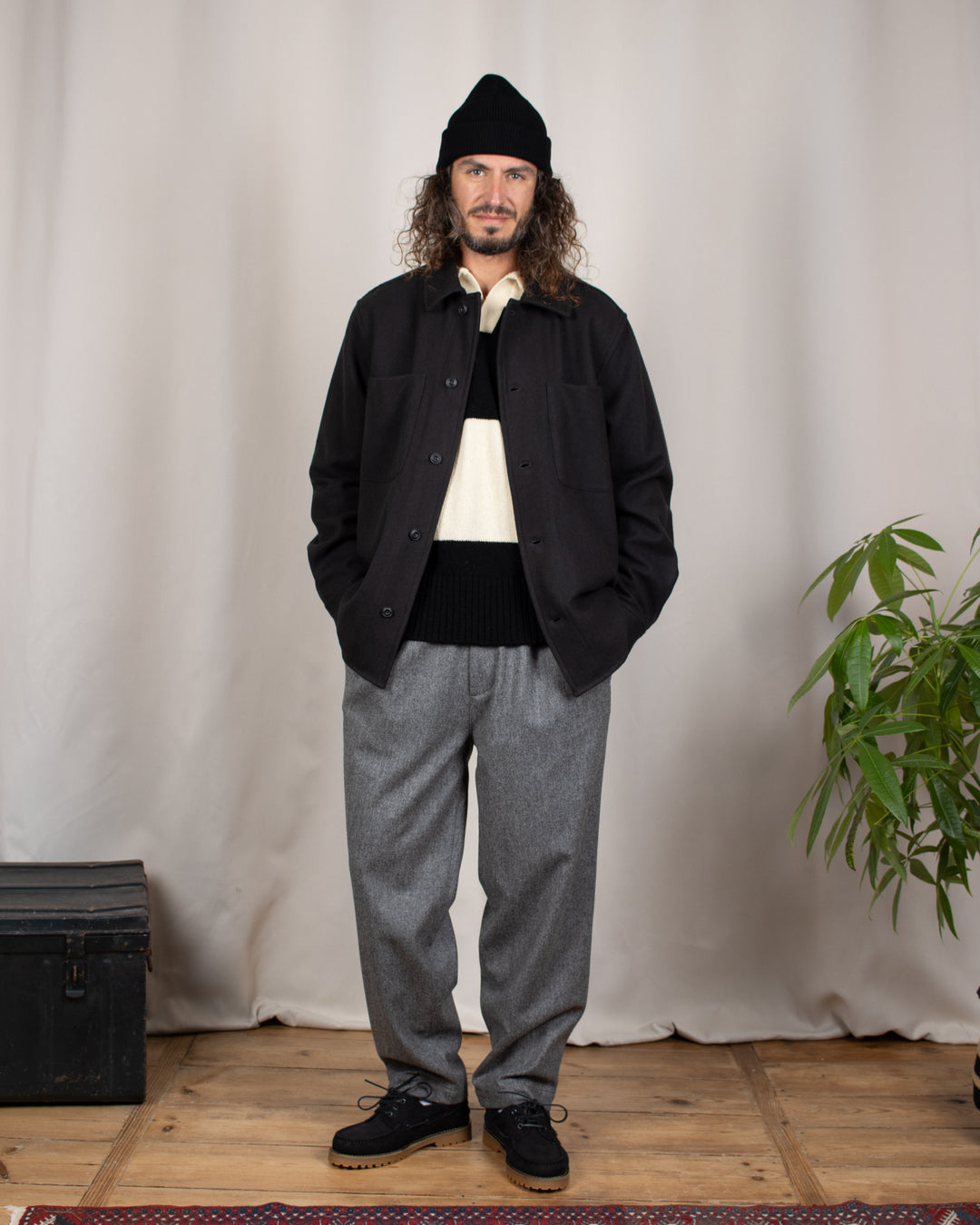 Nomad Flannel Pants Light Grey Mel
