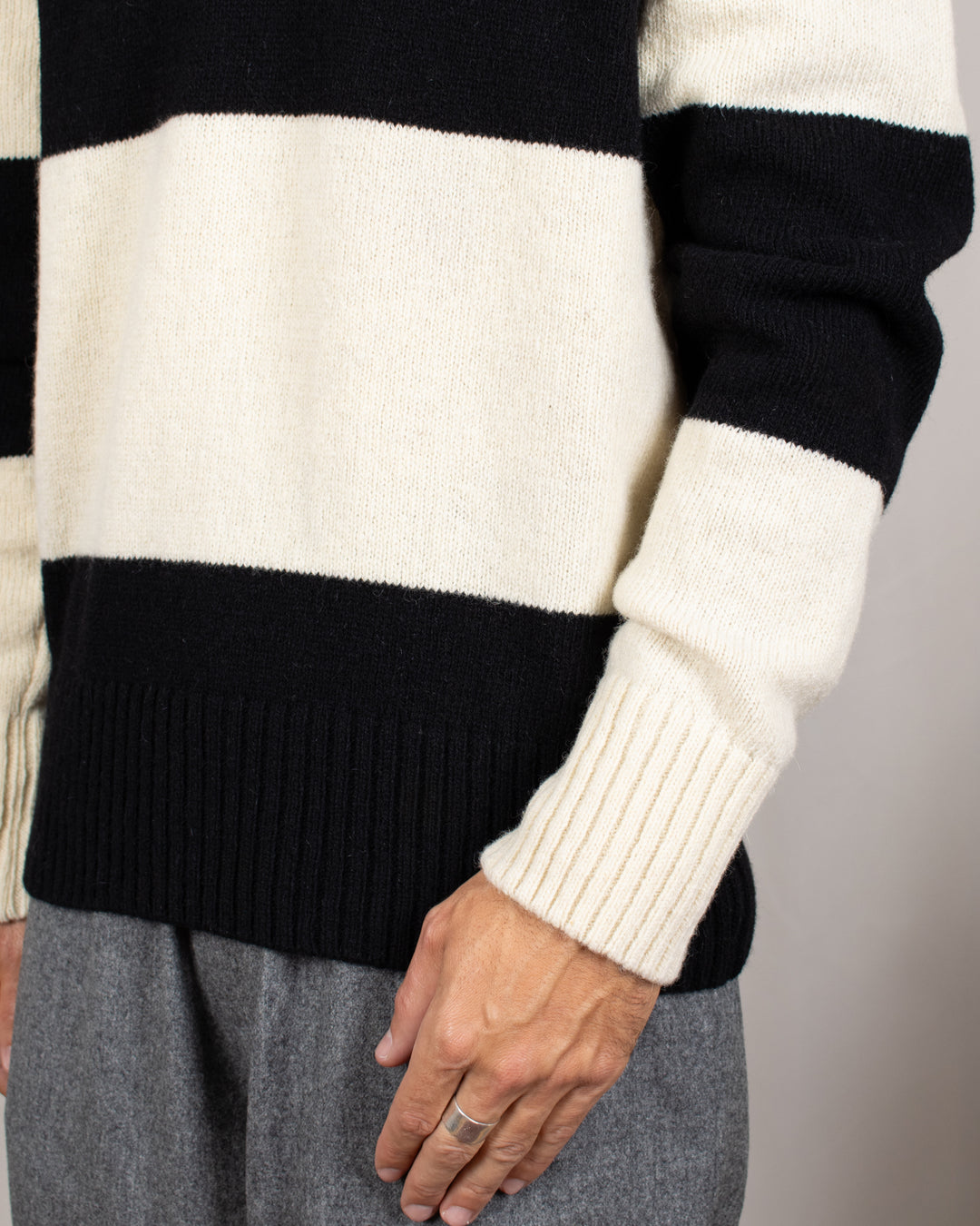 Checkmate Jumper Off-White/Black