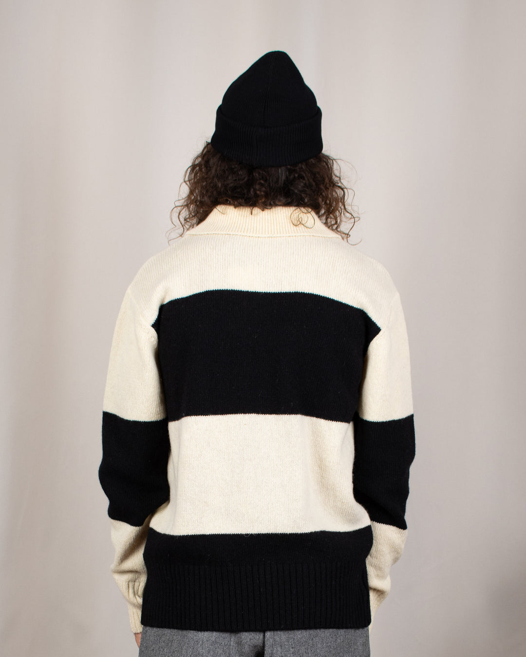 Checkmate Jumper Off-White/Black