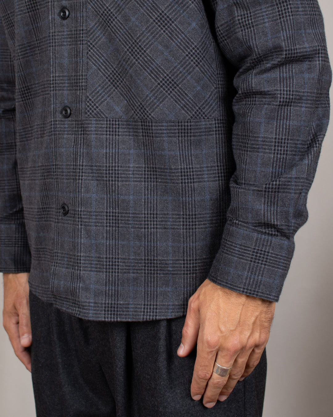 Lisburn Overshirt Dark/Grey Checks