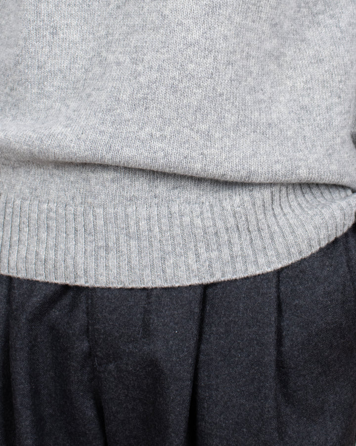 Michel Turtleneck Jumper Light Grey Mel