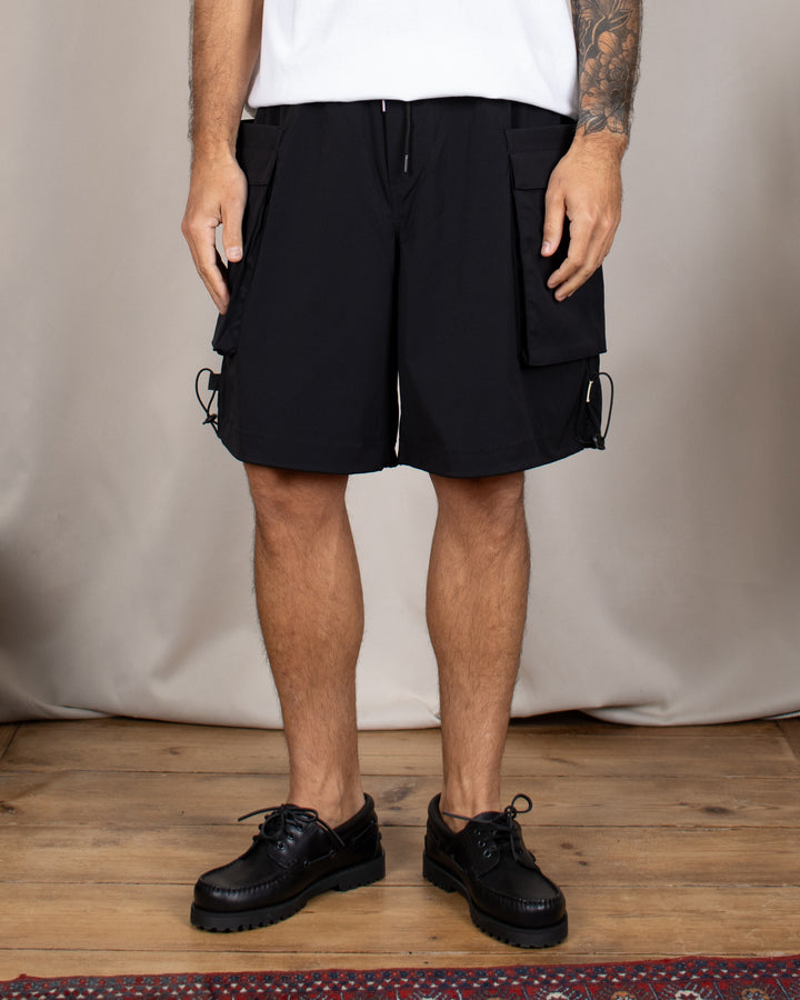 Smoul Tech Cargo Shorts Black