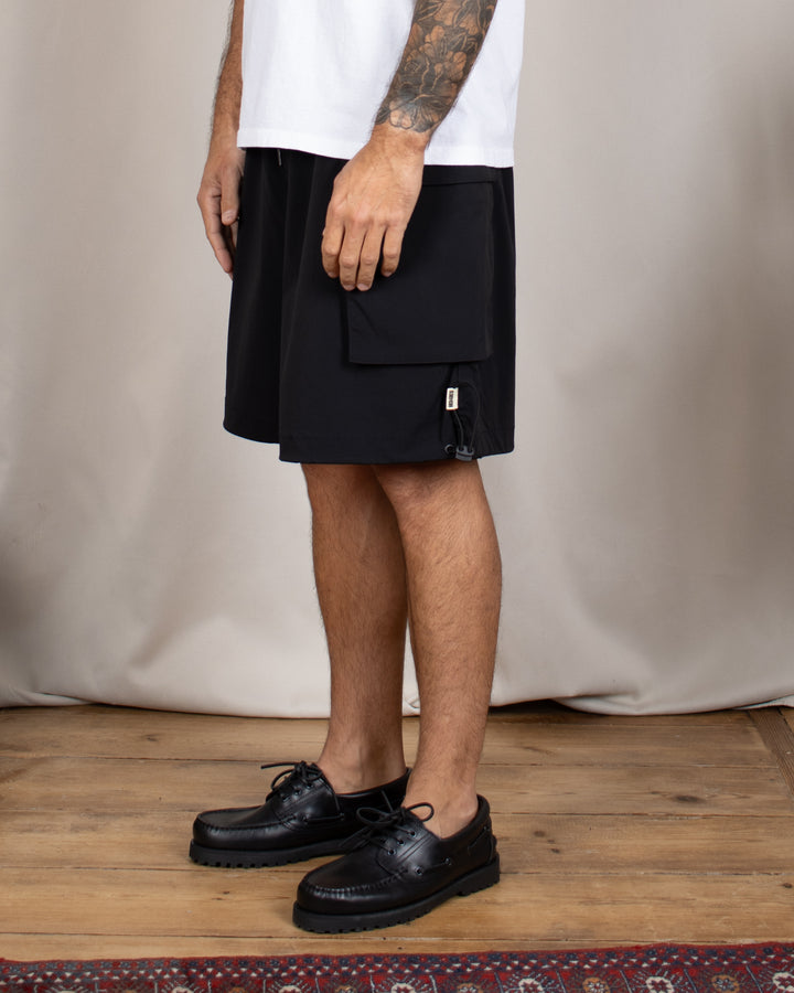 Smoul Tech Cargo Shorts Black