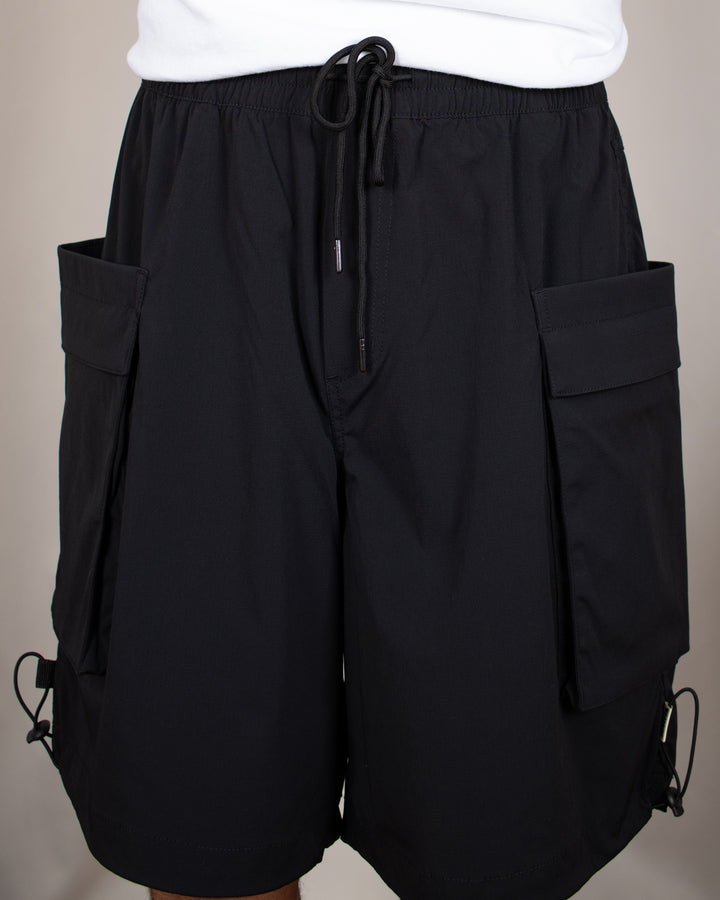 Smoul Tech Cargo Shorts Black