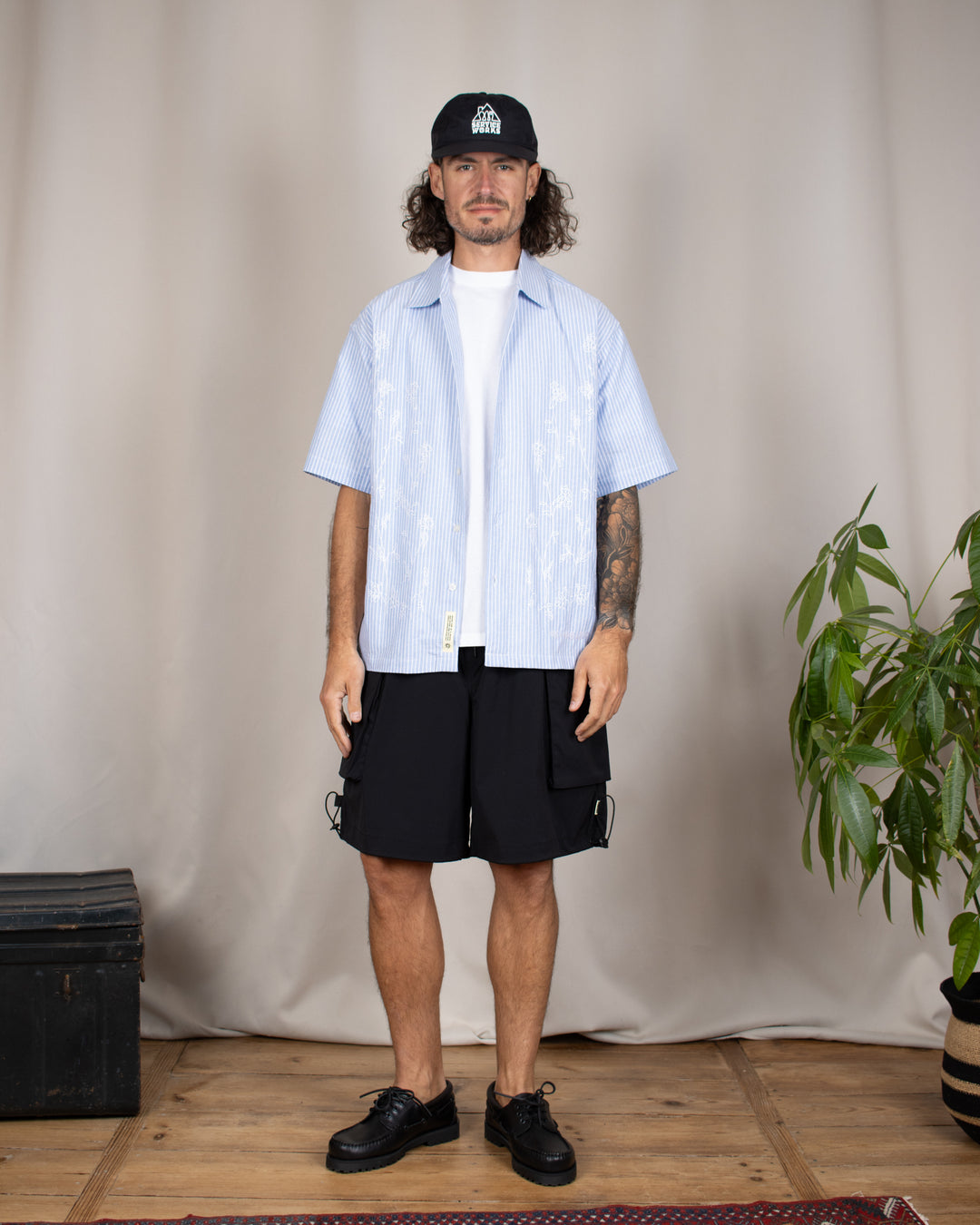 Smoul Tech Cargo Shorts Black