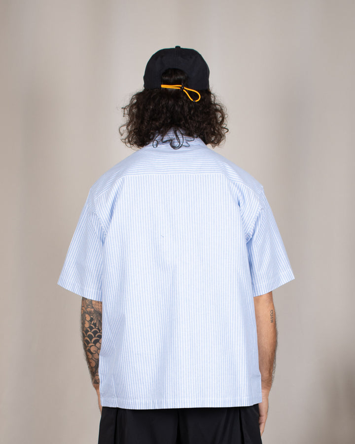 Wang Ox Flower Shirt Light Blue