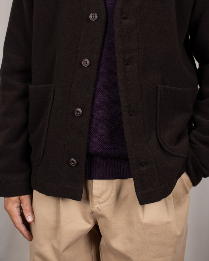 Pull Youri Col Rond Prune