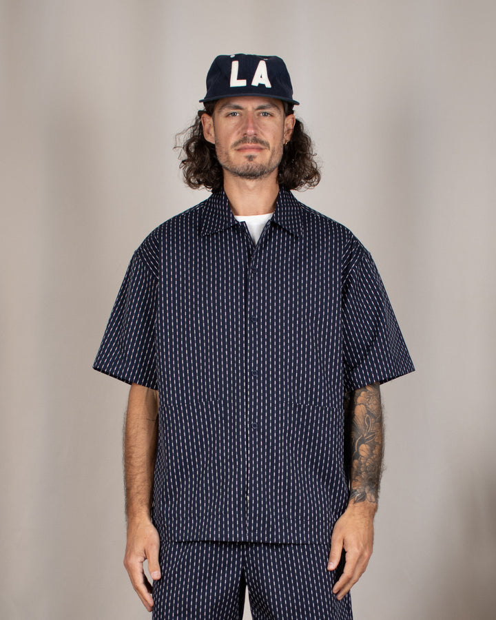 Wang Shiko Shirt Dark Navy