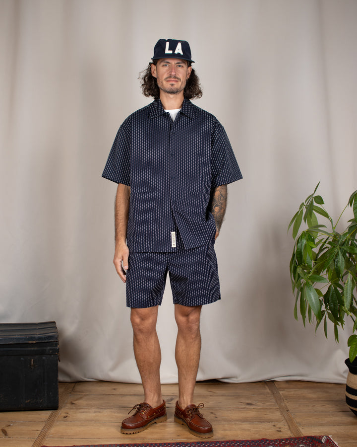 Wang Shiko Shirt Dark Navy