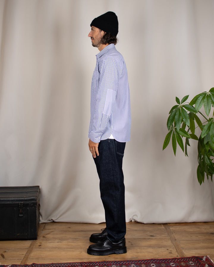 Patched Lazy Day Shirt Queens Cotton Navy