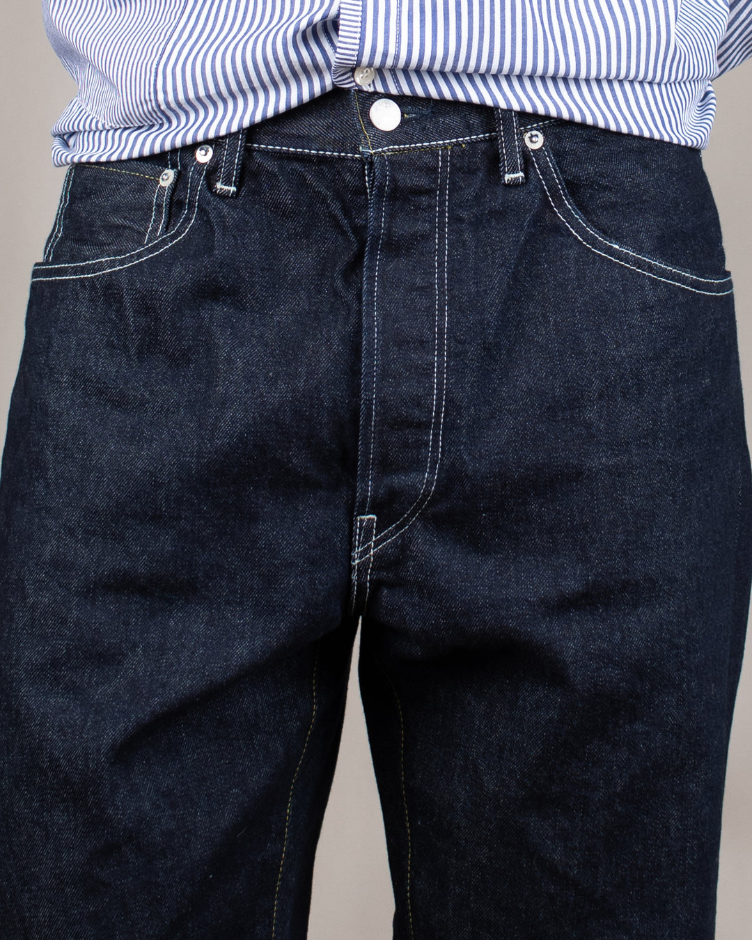 Denim01 Loose Tapered Jeans One Wash