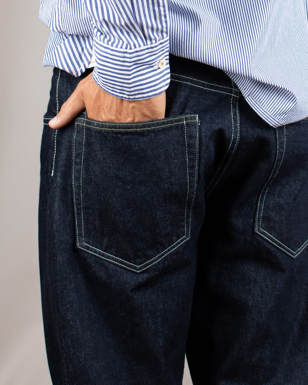 Denim01 Loose Tapered Jeans One Wash