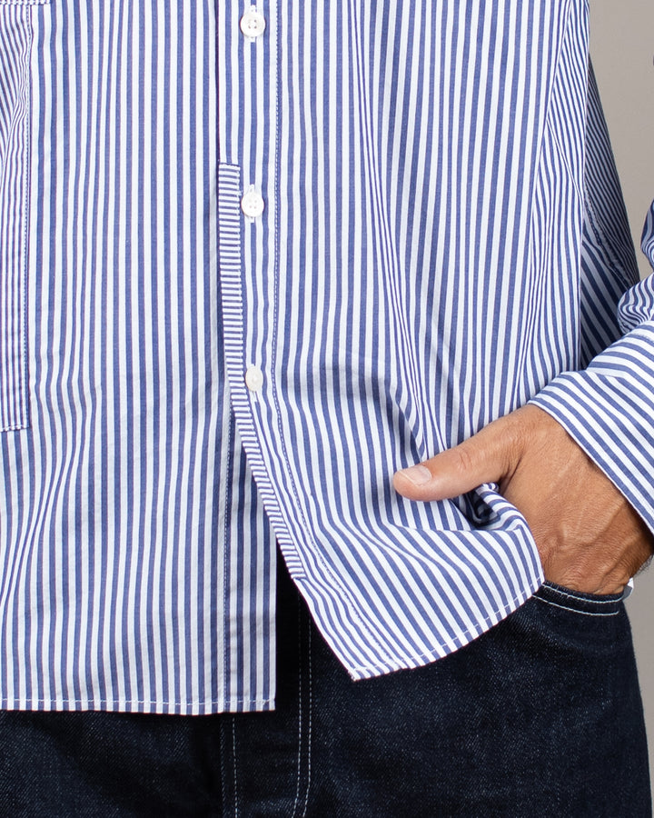 Patched Lazy Day Shirt Queens Cotton Navy