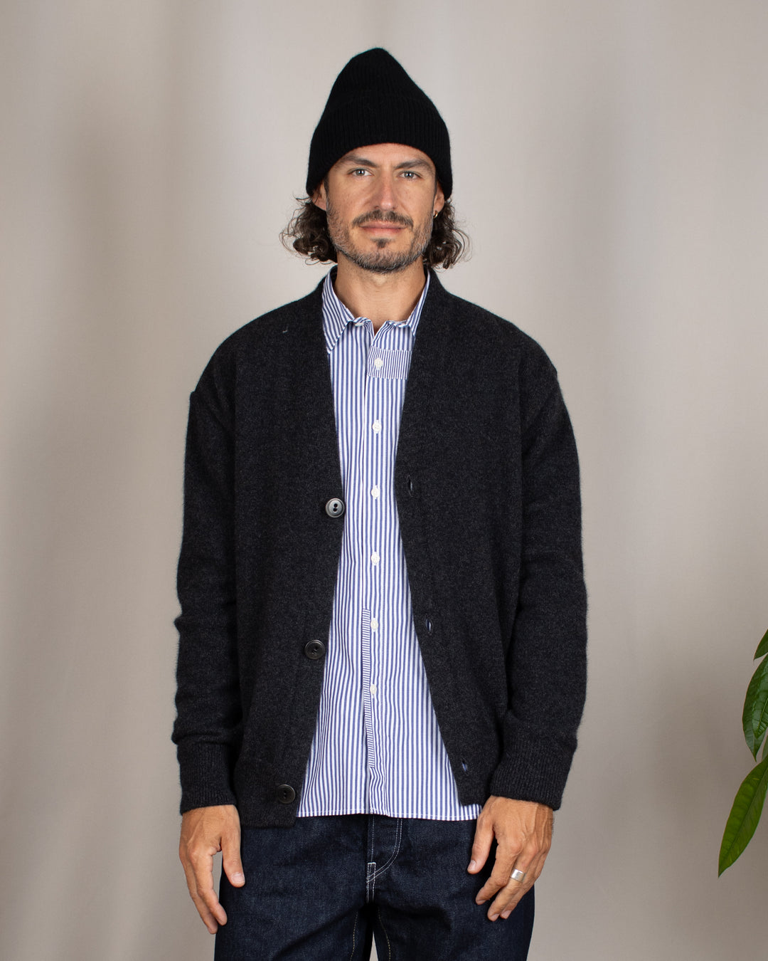 Cardigan Armen Charcoal