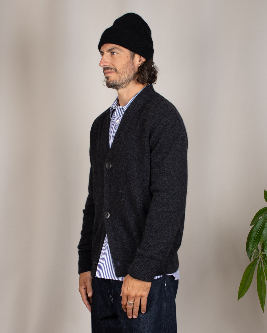 Cardigan Armen Charcoal