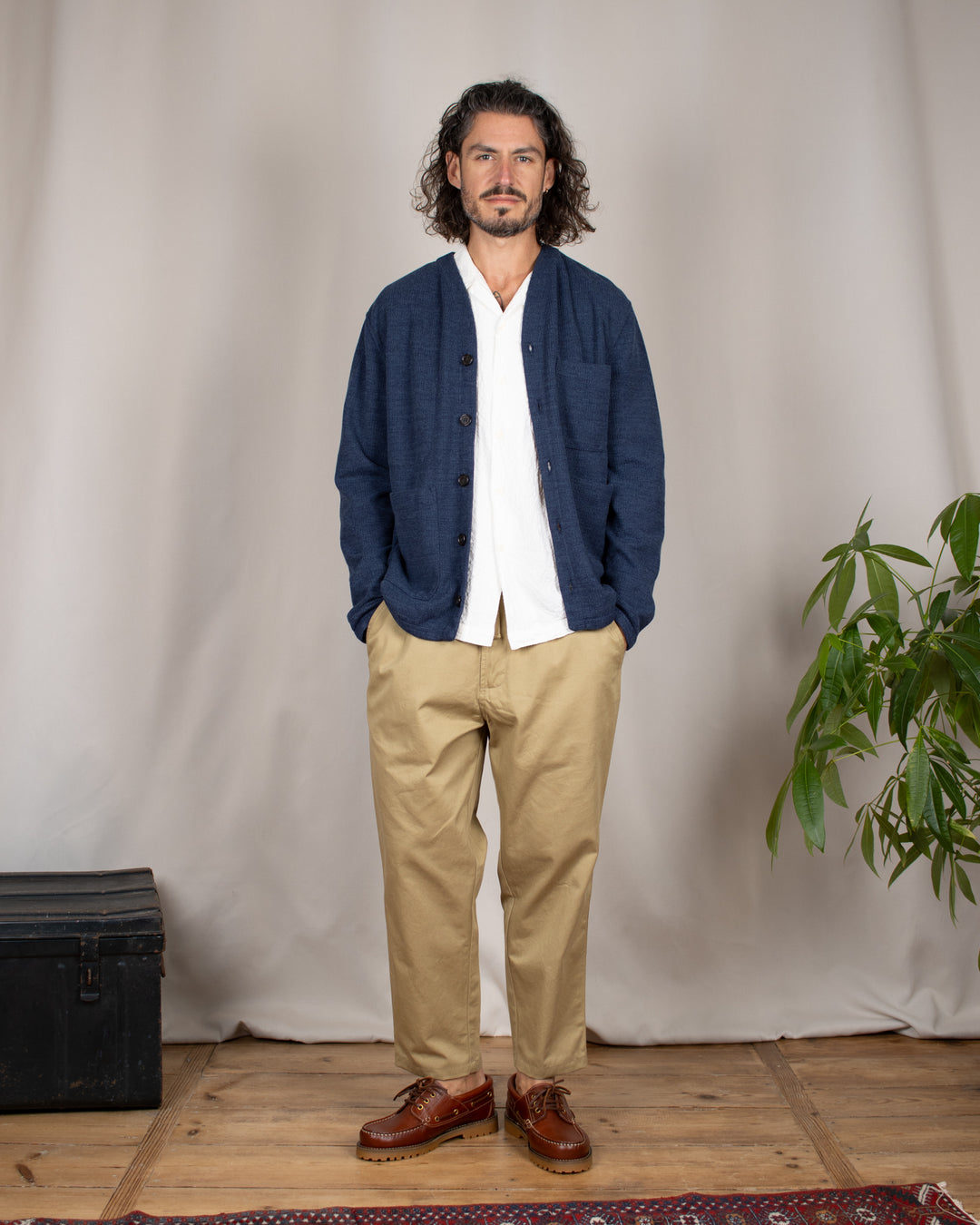 Cardigan Maiorca Jersey Navy