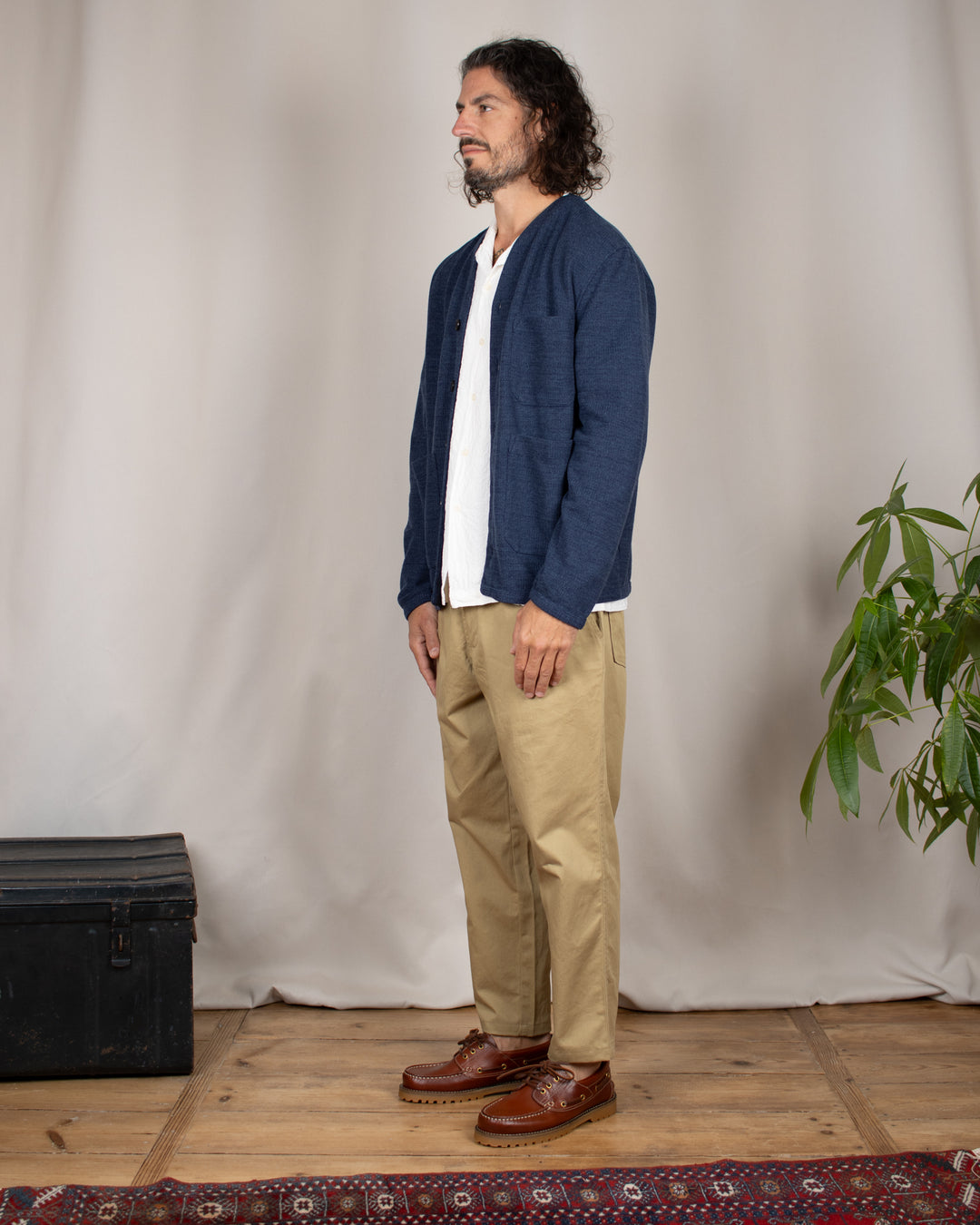 Cardigan Maiorca Jersey Navy