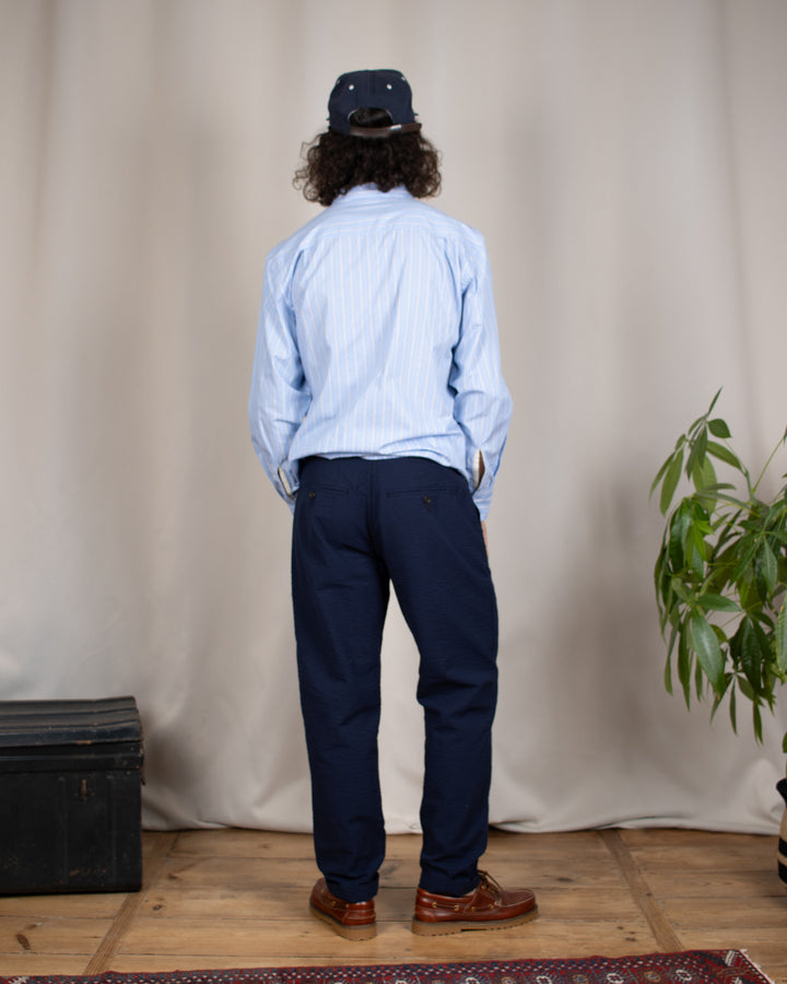 Military Chino Derby Stripe Navy
