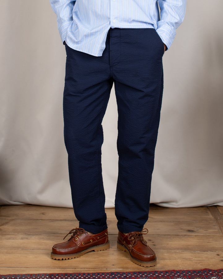 Military Chino Derby Stripe Navy