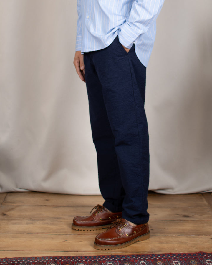 Military Chino Derby Stripe Navy