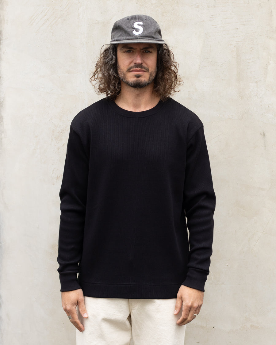 T-Shirt Vahé Manches Longues Noir