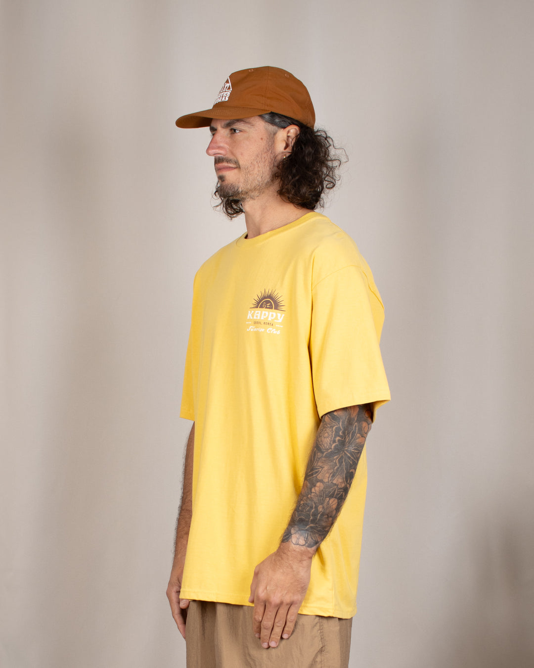 Sunny Wink Half T-Shirt Yellow