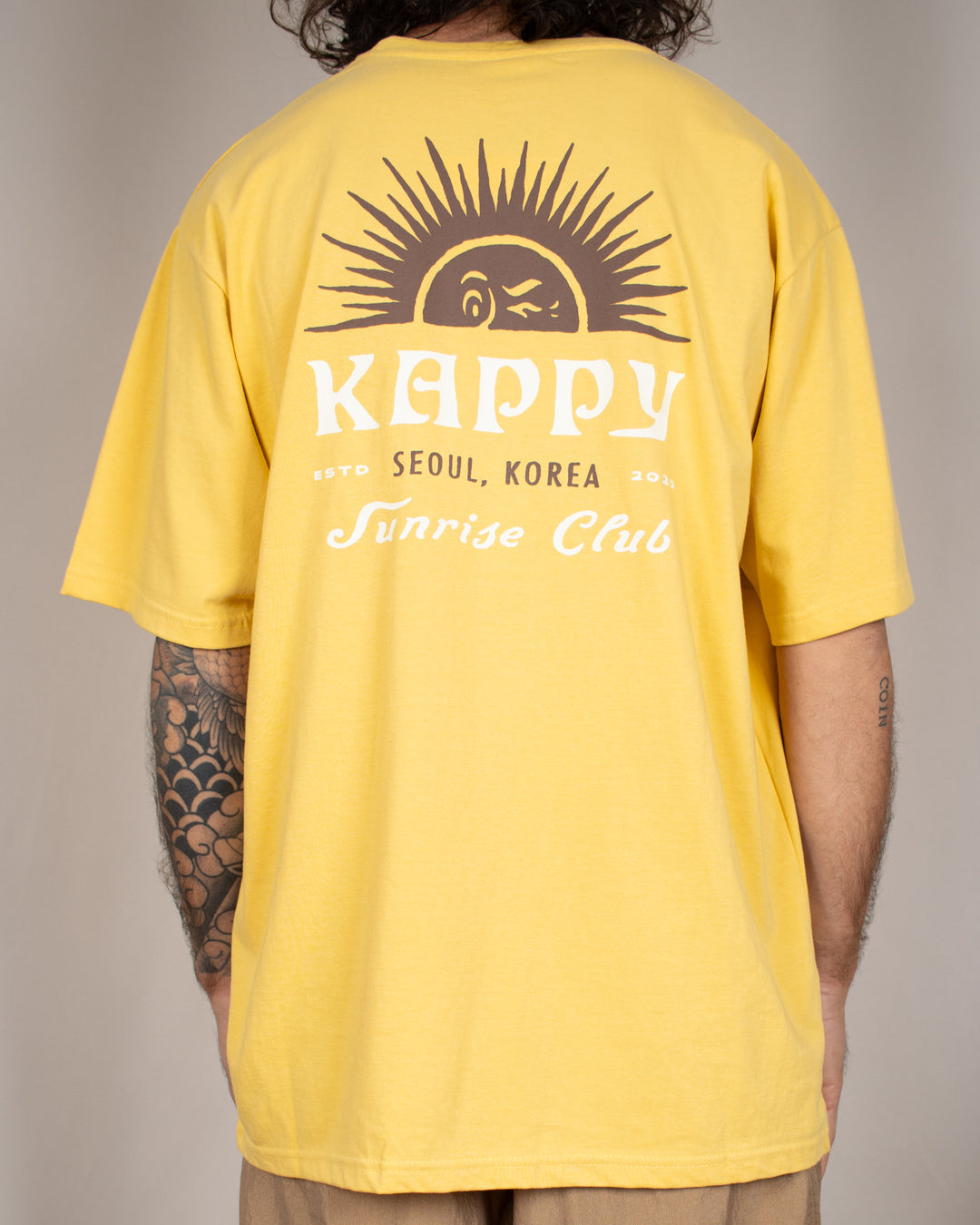 Sunny Wink Half T-Shirt Yellow