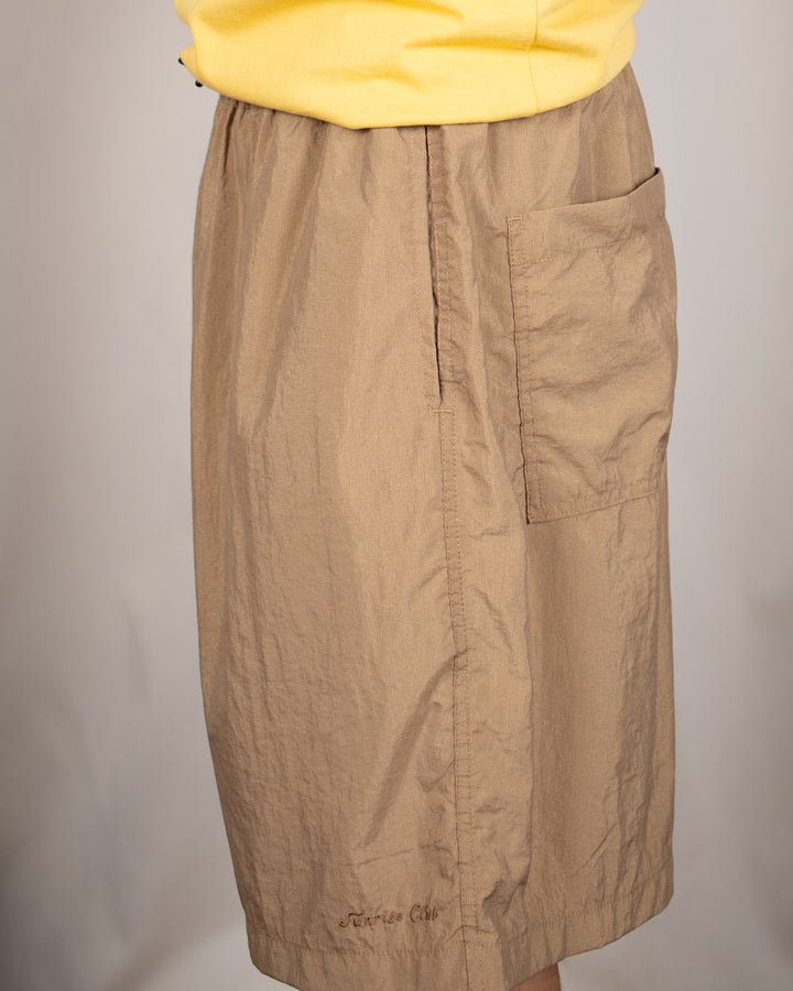 Ripstop String Half Pants Brown