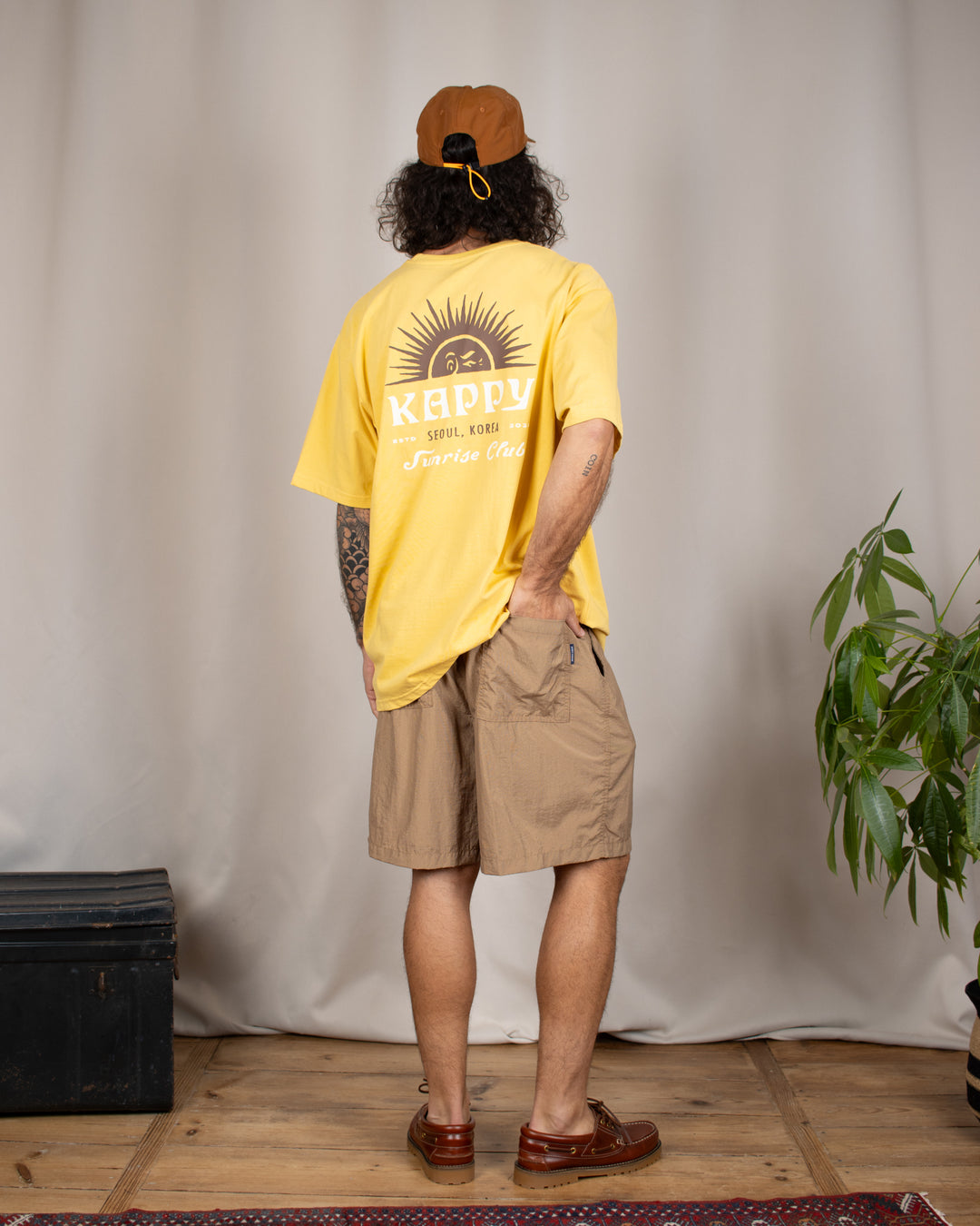 Ripstop String Half Pants Brown