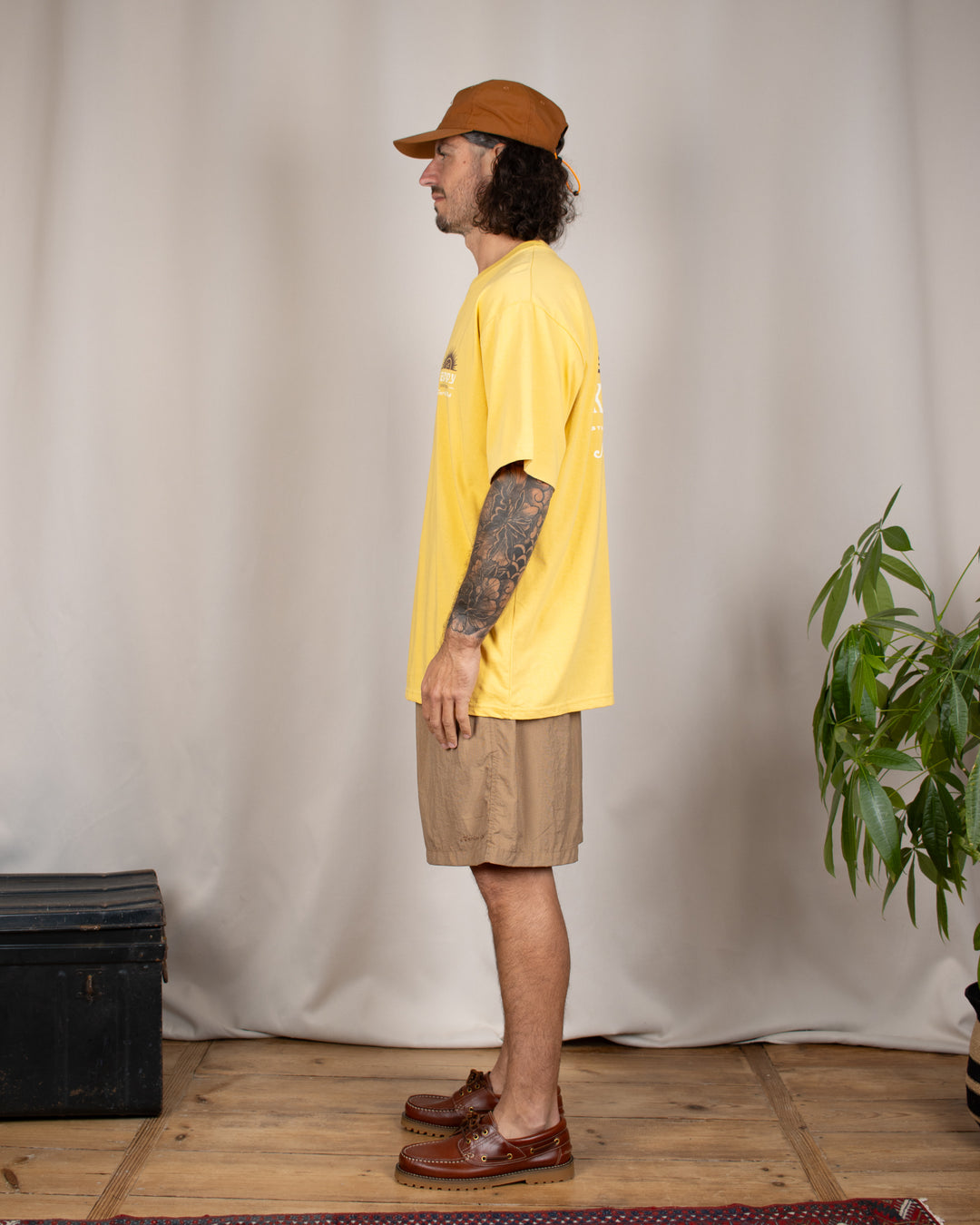 Sunny Wink Half T-Shirt Yellow