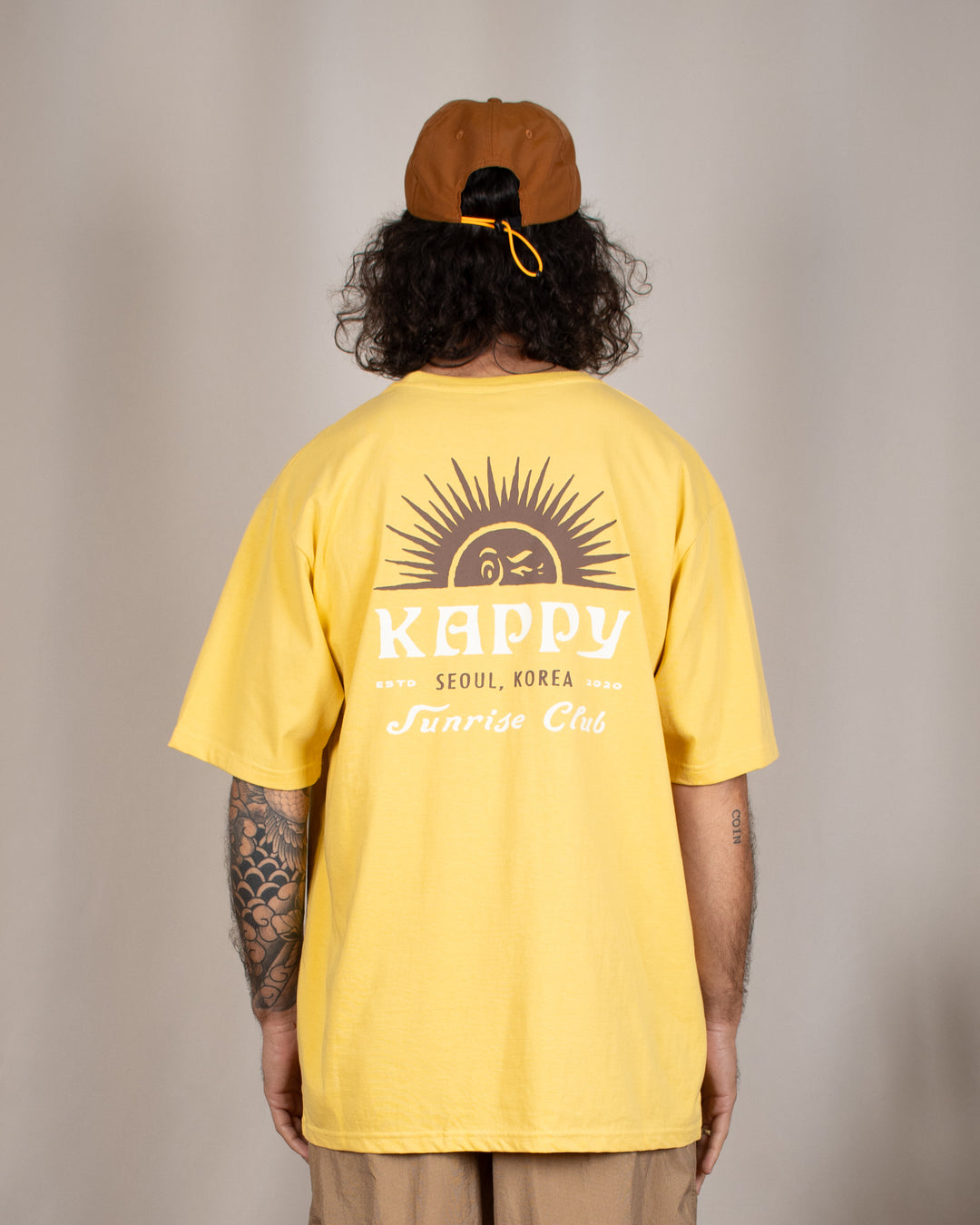 Sunny Wink Half T-Shirt Yellow