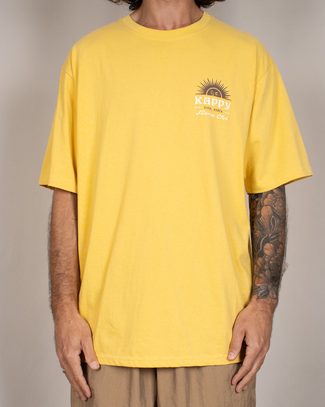 Sunny Wink Half T-Shirt Yellow