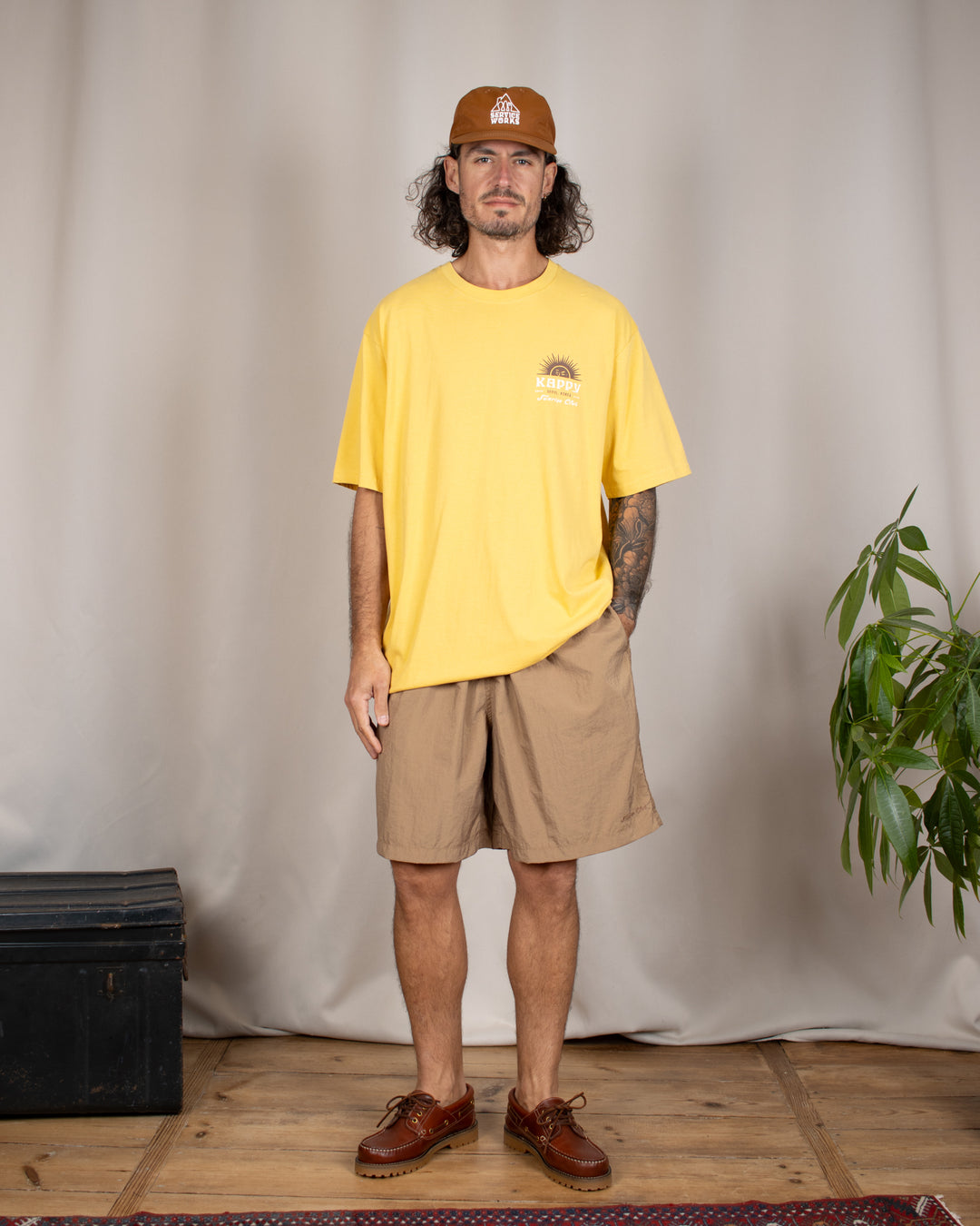 Sunny Wink Half T-Shirt Yellow