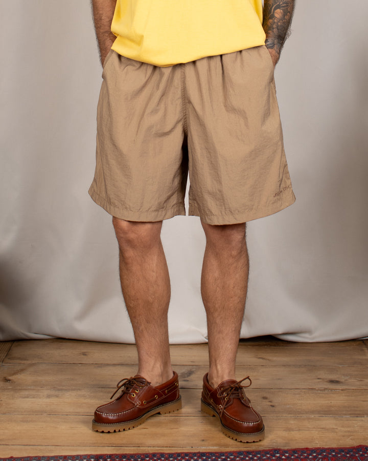 Ripstop String Half Pants Brown