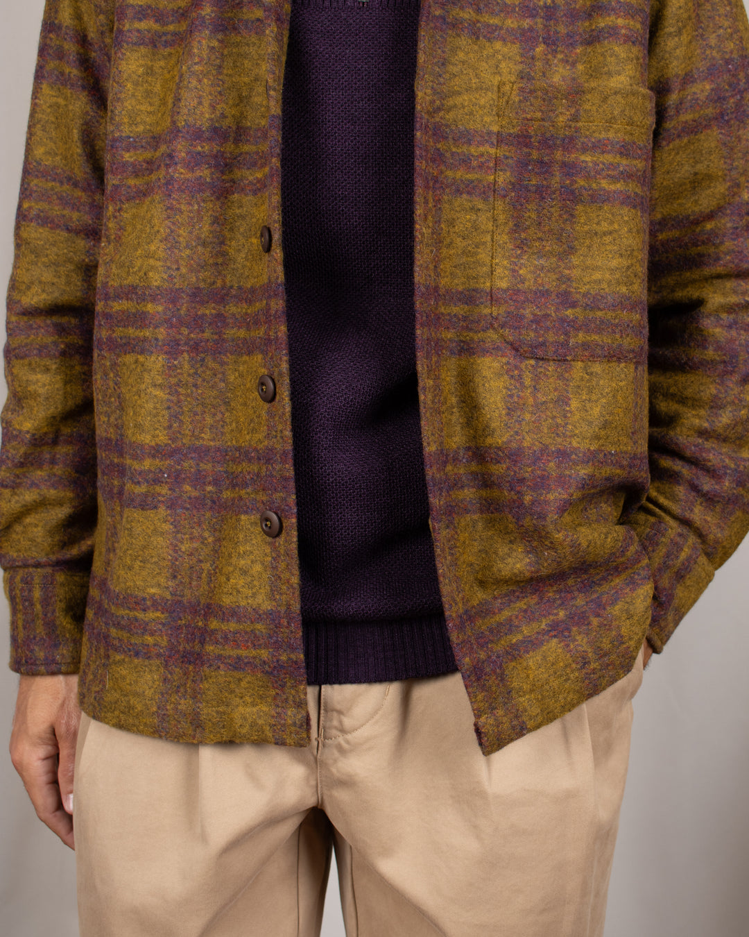 Fatigue Shirt Dam Check Gold