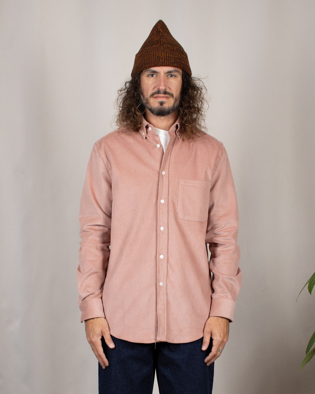 Lobo Corduroy Shirt Old Rose