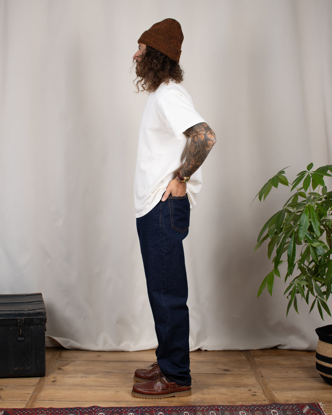 Jean DN.10 ample Un lavage