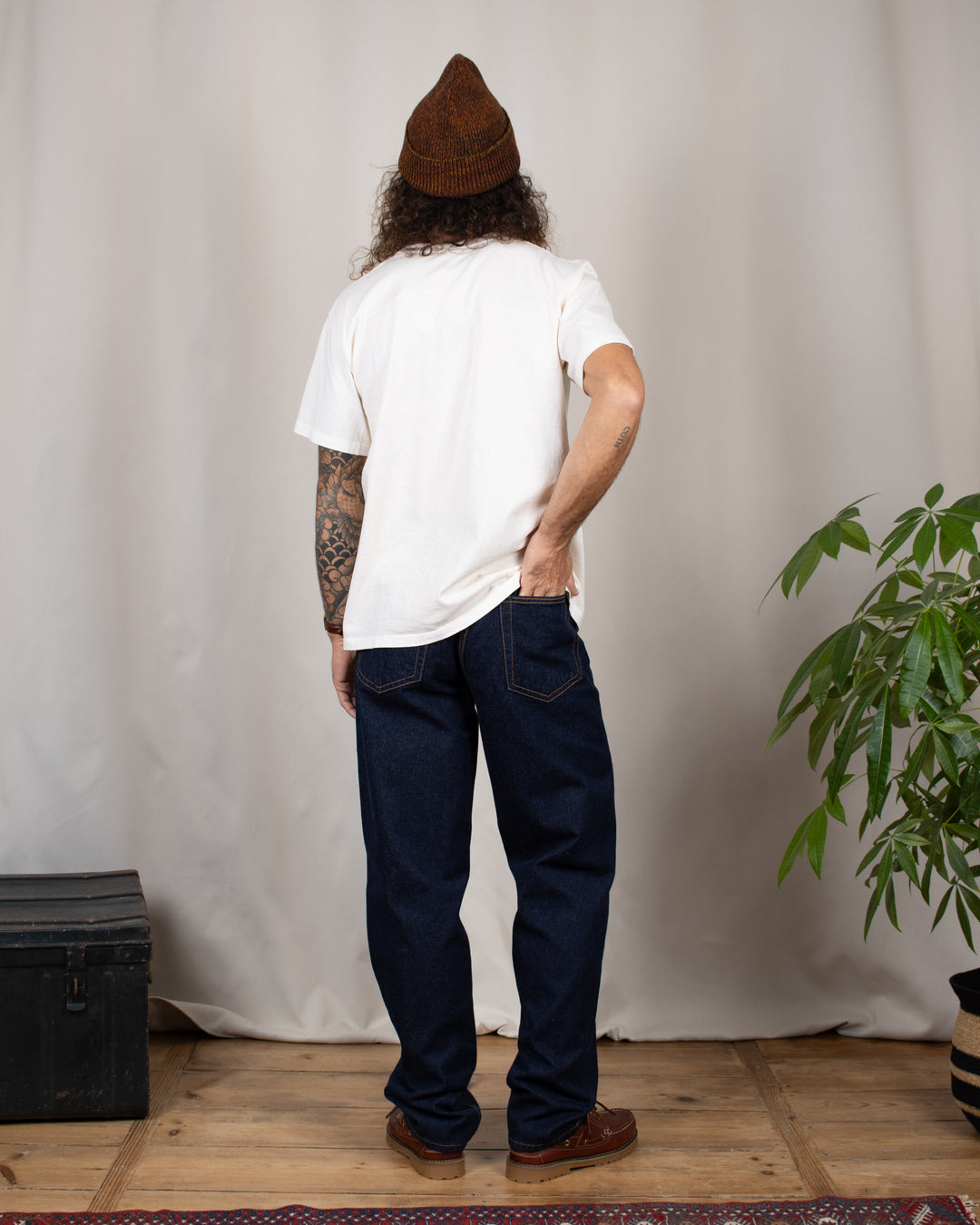 Jean DN.10 ample Un lavage