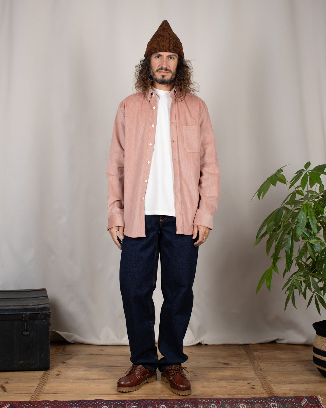 Lobo Corduroy Shirt Old Rose