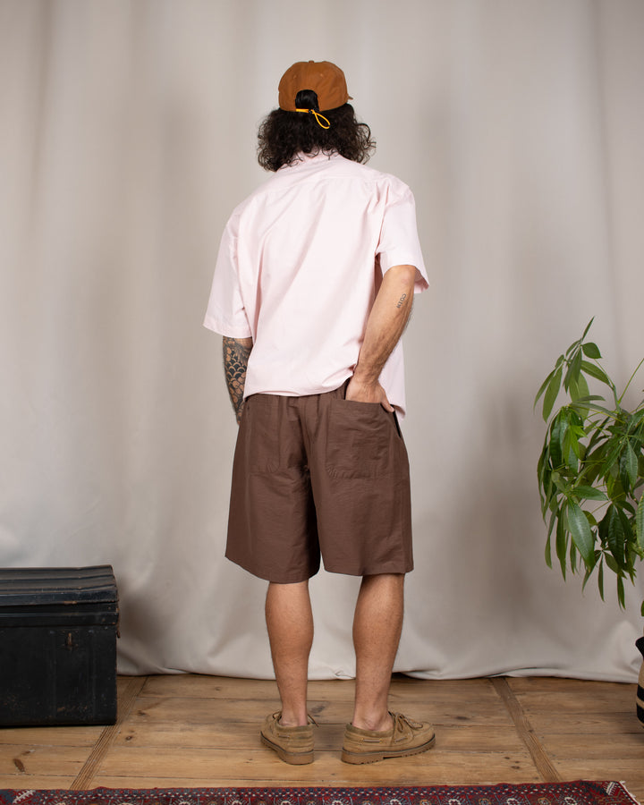 Wide CN Half Pants Brown