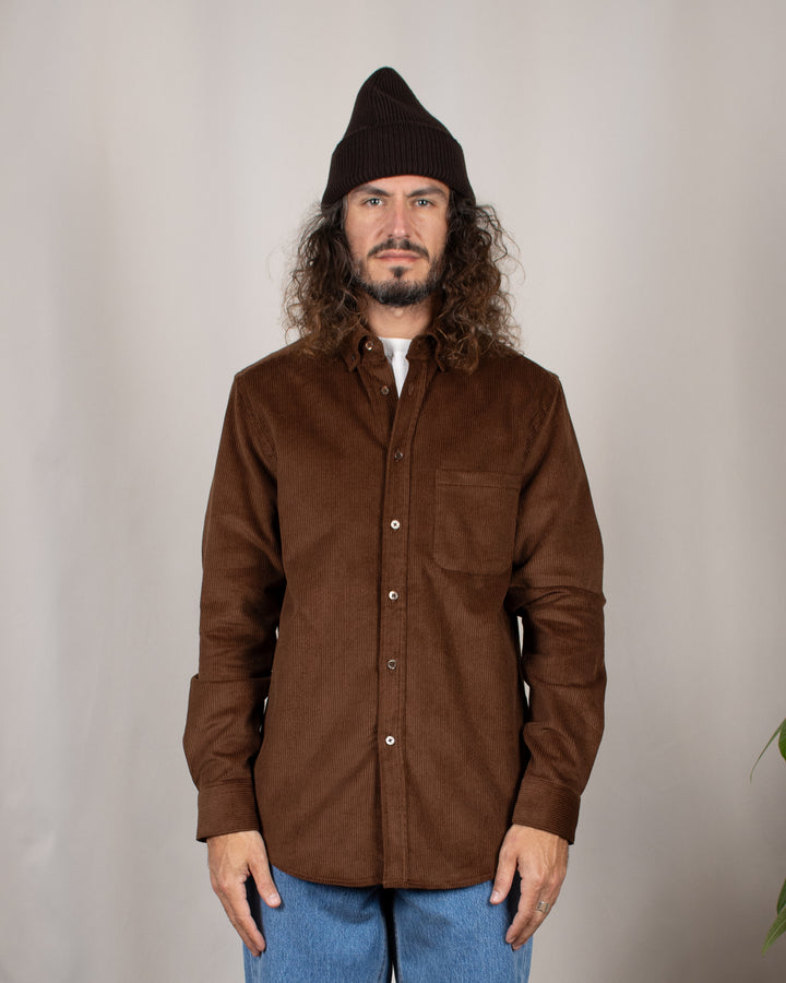 Lobo Corduroy Shirt Brown