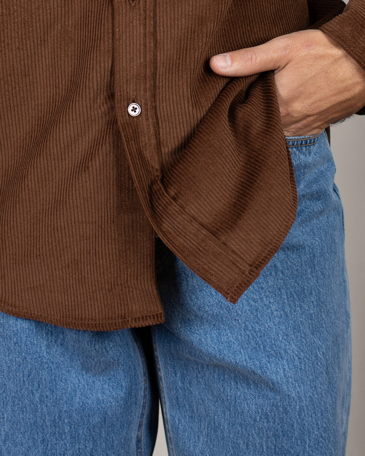 Lobo Corduroy Shirt Brown