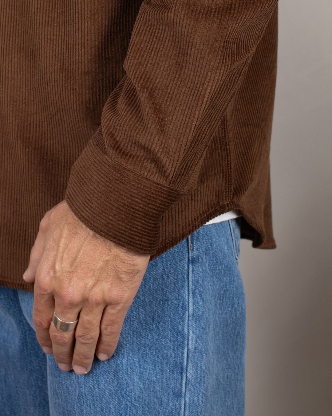Lobo Corduroy Shirt Brown