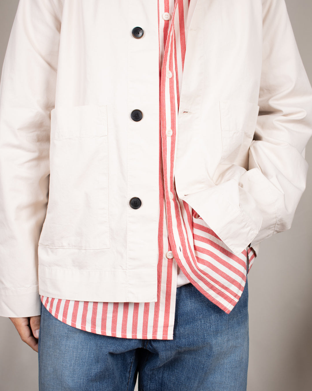 Coach Jacket Light Beige