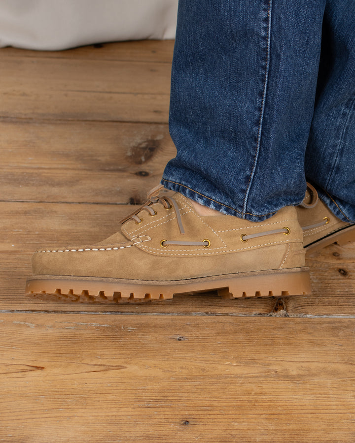 Ollie Boat Shoe Earth Suede