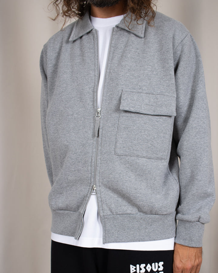 Tyler Jacket Rec Cot Blend Jersey Grey Marl