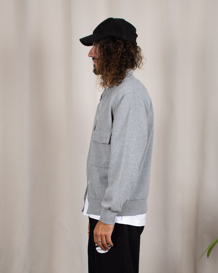 Tyler Jacket Rec Cot Blend Jersey Grey Marl
