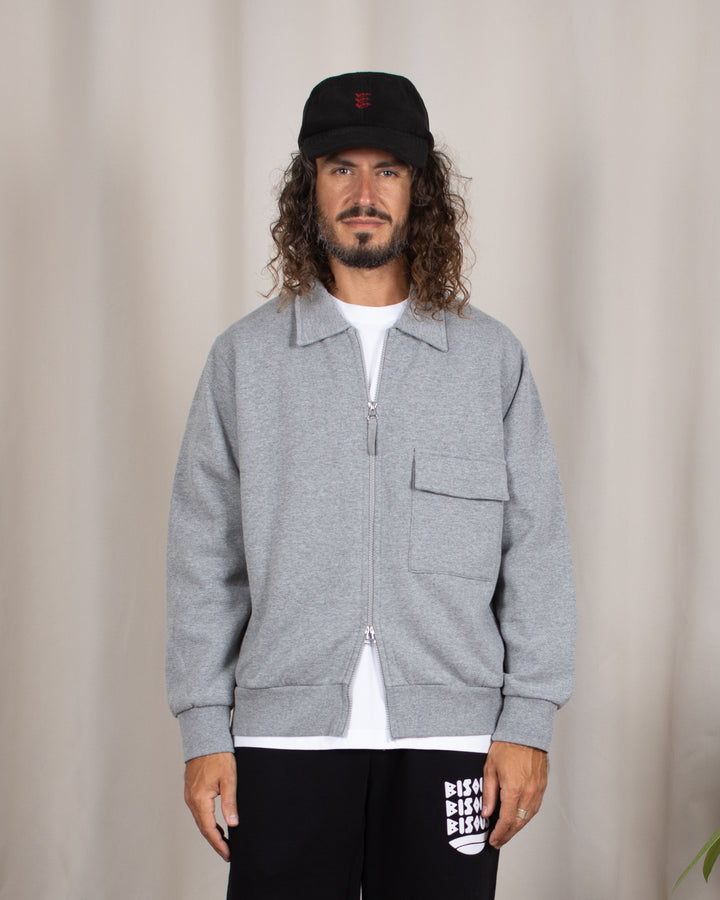 Tyler Jacket Rec Cot Blend Jersey Grey Marl