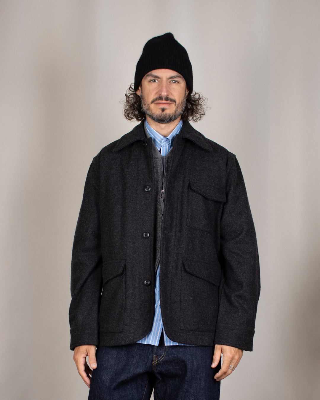 Mowbray Heavy Duty Jacket Grey Marl