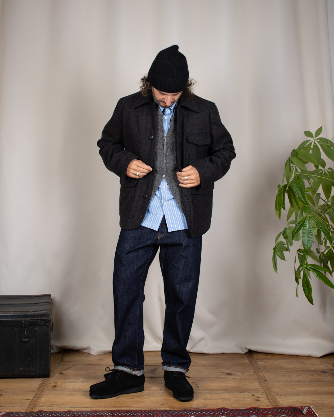 Mowbray Heavy Duty Jacket Grey Marl